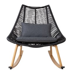 Rocking chair HELSINKI black