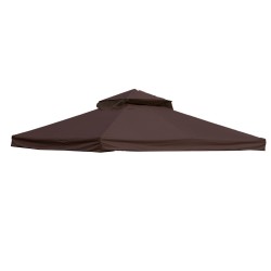 Roof cover for gazebo LEGEND 3x4m, color  dark brown