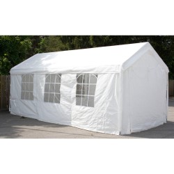 Party tent 3x6m, steel frame, cover  polyethylene, color  white