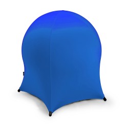 Ball chair JELLYFISH 55x55xH63cm, inflatable rubber ball on metal frame, cover  polyester   spandex, color  blue