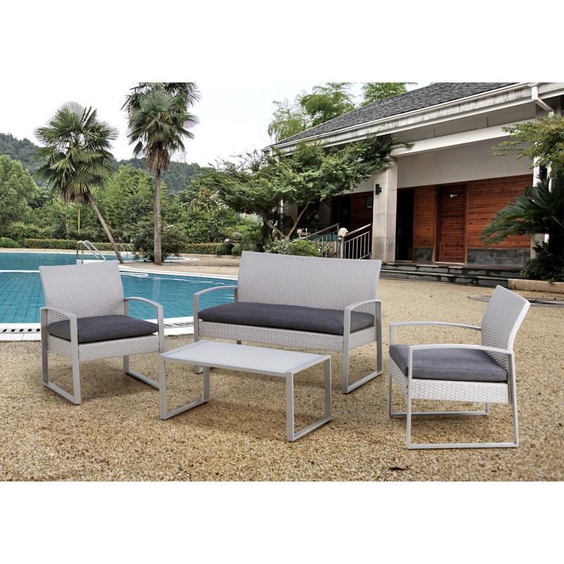 Garden Furniture Set Victoria With, Armed Bench Furniture